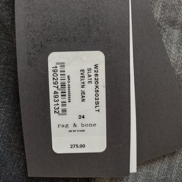 New 🎀 Rag & Bone Evelyn Slate Jeans - Picture 3 of 10